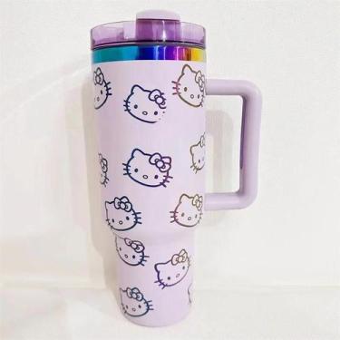 Imagem de Garrafa Térmica De Aço Inoxidável De Grande Capacidade Com Tema De Hel