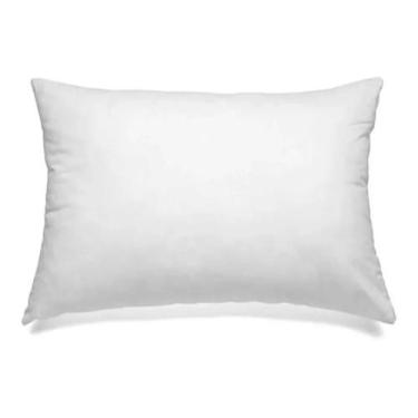 Imagem de Travesseiro Eco-pluma antialérgico macio branco 50x70x10cm - D.K.P ENX