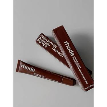 Imagem de Rhode Peptide Lip Tint Espresso Rich Brown 10 ml. Tinta labial transparente, acabamento brilhante, 8,9 ml