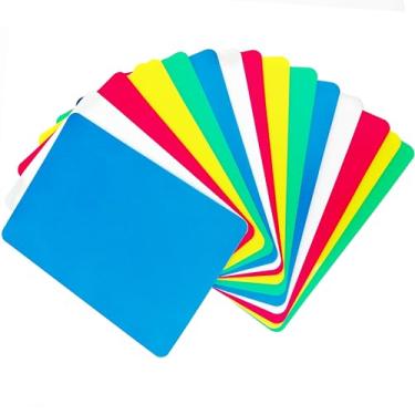 Imagem de XANADU Pacote com 15 cartas de corte de pôquer de plástico, 5 cores sortidas para cartas de corte de baralho de cassino, laterais lisas e foscas
