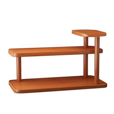 Imagem de predolo Mesa de Madeira para Armazenamento de Produtos de Beleza, 40x14x20cm