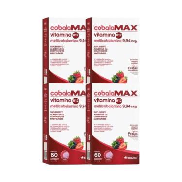 Imagem de Kit 4x Vitamina B12 Metilcobalamina 60 cpr - HERBAMED