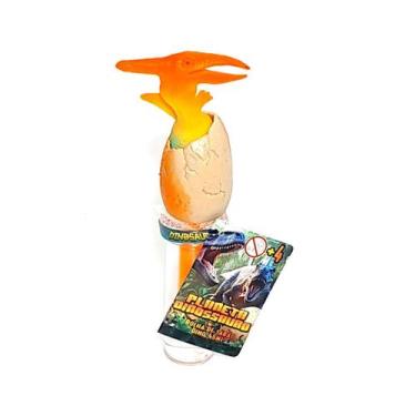 Imagem de Brinquedo Bolha de Sabão Planeta Dinossauro Toyng, Pterodáctilo laranj