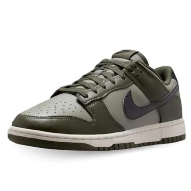Imagem de Nike Tênis masculino retrô Dunk Low, Exército leve/preto/cáqui/fantasma, 45