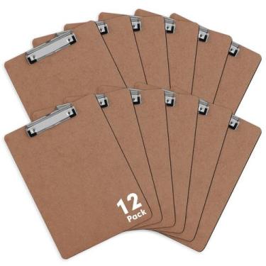 Imagem de Prancheta PANDRI Hardboard Office Low Profile Clip A4 12P