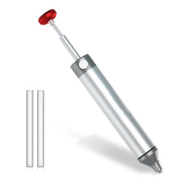 Imagem de Ferramenta de sucção de solda, sem entupimento, bomba de dessoldagem, ferramenta de dessoldagem, ferramenta de dessoldagem, bico Pinecil resistente ao calor para removedor de solda, inrush, pavio de