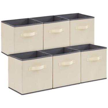 Imagem de Cubos de armazenamento, caixas, tecido dobrável Lifewit, 28 cm, pacote