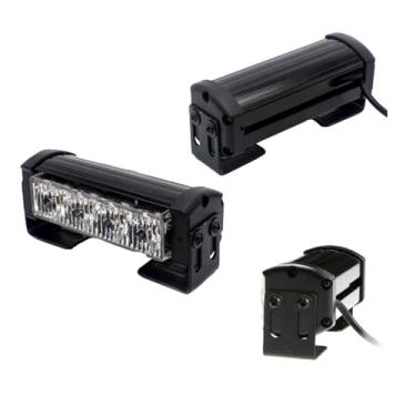 Imagem de VOJKOREL Faixa de luz de aviso de trânsito intermitente de emergência 2 em 1, luz intermitente de aviso de segurança, adequada para caminhões, veículos, canteiros de obras, trailers e picapes