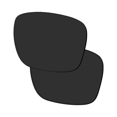 Imagem de YEIN Lentes de reposição polarizadas pretas para Ray-Ban Meta RW4006 Wayfarer, unissex, óculos de sol (sem ampliação)