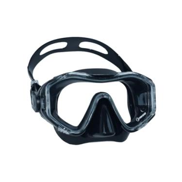 Imagem de Fun Dive Máscara de Mergulho Sunset, Silicone Premium, Lente Única em Vidro Temperado, para Mergulho Livre, Apneia e Scuba (Preto)