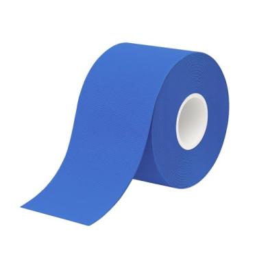 Imagem de Fita Kinesiology Tape 5m x 5cm Bandagem Elástica Adesiva para Dor Muscular, Inchaço, Lesões, Treino e Fisioterapia (Azul)