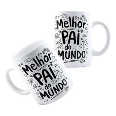 Imagem de Xícara Caneca Personalizada de Porcelana Cerâmica Dia dos Pais Melhor 