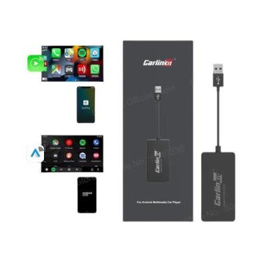 Imagem de Adaptador Wireless CarPlay E Android Auto Mirrorlink Conectividade USB