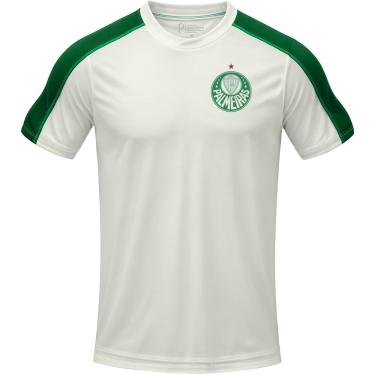 Imagem de CAMISETA PALMEIRAS CHALLENGE II MASCULINA, SNOW WHITE/VERDE, GG