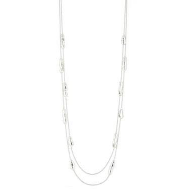 Imagem de Noessla Colar longo de ouro para mulheres, corrente longa com contas, bijuteria, presente para mulheres, moderno, Zinco, Sem Pedra Preciosa