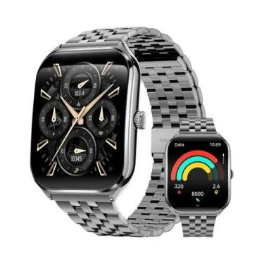 Imagem de Relógio Inteligente Ultra Fino Masculino Com Tela AMOLED De 1,96 Poleg