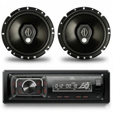 Imagem de Kit Rádio JBL Celebrity 150 BT USB FM Auxiliar e Par Alto Falante 6 po