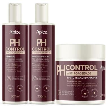 Imagem de Kit Apice PH Control Shampoo 300ml Condicionador 300ml Máscara 500g