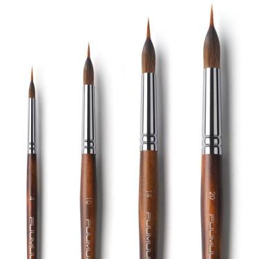 Imagem de Pincéis de aquarela Fuumuui Professional Extended Needle 4 unidades