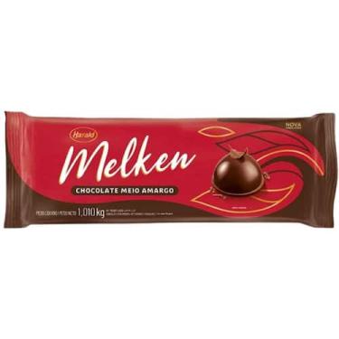 Imagem de Chocolate em Barra Melken Meio Amargo - Harald 1,010Kg
