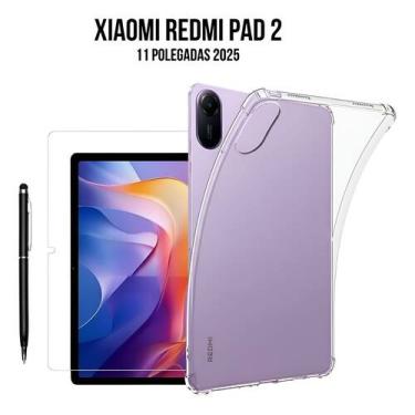 Imagem de Kit Proteção Para Redmi Pad 2 - Película, Capinha ,caneta. - Universal