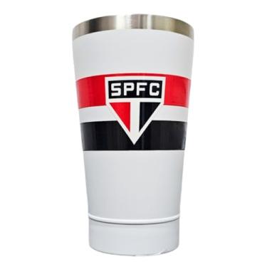 Imagem de Copo Térmico São Paulo Gocase 470ml Branco Oficial