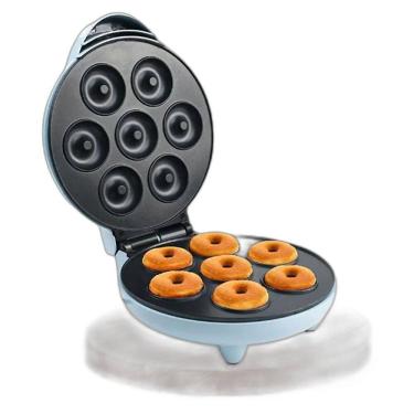Imagem de Mini Máquina Donuts Fácil Usar Ideal Fazer Renda Extra E