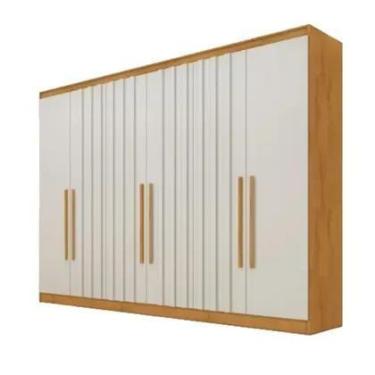 Imagem de Guarda Roupa Oxford 6 Portas 4 Ripadas 4 Gavetas MDF MadeMarcs MadeMar