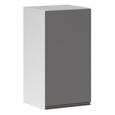 Imagem de Armário Perola 40cm 1 Porta Branco Polar C/Cinza Puro