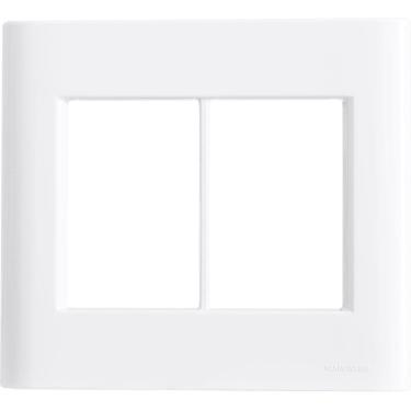 Imagem de Placa 6 Postos 4x4 Tramontina Giz Branca Com Suporte