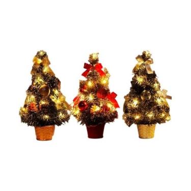 Imagem de Árvore de Natal Artificial (20/30/40cm) - Decoração para Casa, Quarto 