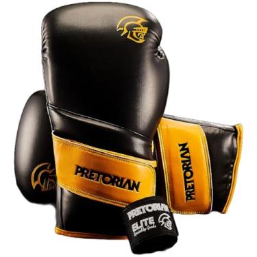 Imagem de CONJUNTO BOXE/MUAY THAI PRETORIAN ELITE - 1 PAR DE LUVAS +1 PAR DE BANDAGEM 4,5M