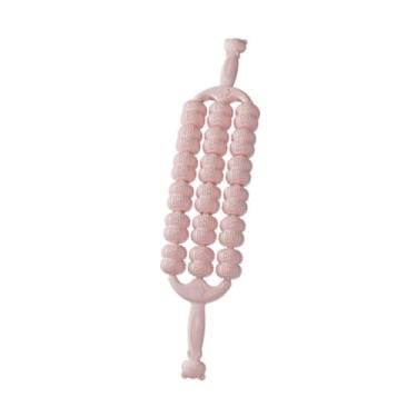 Imagem de Vaveren Rolo de massagem com haste antiderrapante, ferramenta de massagem para fáscia, relaxante muscular para treino de pernas, corpo de atletas, Rosa