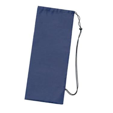 Imagem de IEUDNS Bolsa protetora para raquete de badminton, organizador à prova de poeira, presente para armazenamento de raquete de tênis, transporte para iniciantes, Azul Escuro 63x23cm