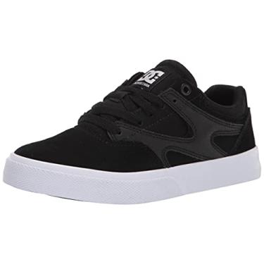 Imagem de DC Kalis Vulc Sapato de Skate Masculino Casual, 38 EUA, Preto/branco, 10