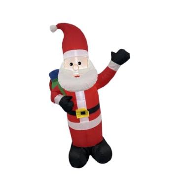 Imagem de Sclmgo Decoração de Natal Inflável Do Papai Noel para Pátio Externo