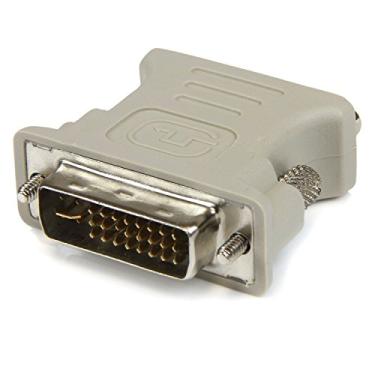 Imagem de StarTech. Cabo adaptador DVI para VGA - DVI (M) para VGA (F) - 1 pacote - DVI macho para fêmea VGA (DVIVGAMF), bege