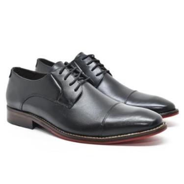 Imagem de Sapato Social Masculino Ferracini Caravaggio Couro Nobre Legítimo Solado e Forro em Couro 5567-206-Masculino