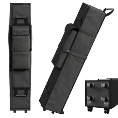 Imagem de Peça de reposição para bolsa de barraca de 25,4 x 25,4 x 167,6 cm, projetada para tendas pop-up de 25,4 x 25,4 cm, vem com alças e rolos para facilitar o transporte. Feito de tecido Oxford impermeável