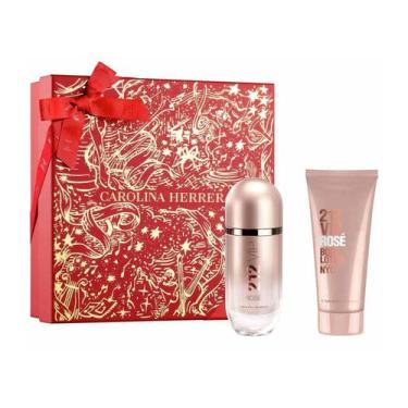 Imagem de Kit Perfume Feminino 212 VIP Rosé de Carolina Herrera EDP 80ml + Body 