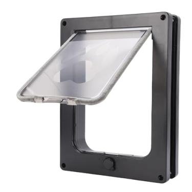 Imagem de HEEPDD Porta para Animais de Estimação para Gatos, Cães Pequenos, Aba para Gatos Com Fecho Magnético Com Trava para Portas Internas e Externas, Paredes, à Prova de Intempéries, Kit de (Pequeno (S))