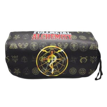 Imagem de Estojo para lápis Fullmetals Alchemists Cartoon Anime Poliéster