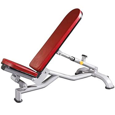 Imagem de LMJYU Rack de agachamento inclinado para pássaros/cama ajustável para levantamento de peso para academia em casa, supino de treino, banco de declínio inclinado para exercícios internos multiuso