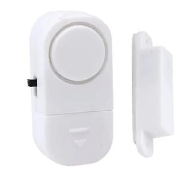 Imagem de Kit 3 Alarme Magnético Sem Fios Portas Janelas Residencial - 90dB Fácil Fixação Sem Parafusos Bateria Inclusa