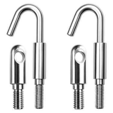 Imagem de Soulchen Pacote com 2 Vara de Pesca Anti 56517 Acessórios de Peixe Arame de Detritos Anexos Bala Prata Fio de Proteção Peixe e Vara Brilhante Gancho Único e Anexos de Bala