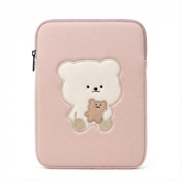 Imagem de Skive Capa protetora macia para notebook para MacBook Air/Pro, LG Gram, Samsung, capa de tecido leve e elegante (rosa, 28 cm)