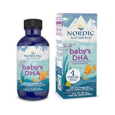 Imagem de Nordic Naturals DHA infantil, Sem sabor - 1050 mg Omega-3 + 300 IU Vitamina D3- 60ml - Não -GMO - 12 porções