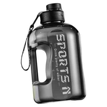 Imagem de KiBcsLic Garrafa de água, de grande capacidade, reutilizável e, com 1,7L de comprimento e balança de precisão para corrida ciclismo.