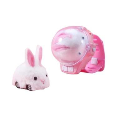 Imagem de Carro RC Infantil Brinquedo Com Luzes LED 24GHz Mini Coelho Caranguejo