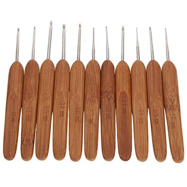 Imagem de Alomejor Conjunto de Ganchos de crochê, 11 Agulhas de tricô Ergonômicas para Artesanato de Fios e tricô de Renda